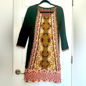 Vintage Anthropologie Knitted and Knotted sweater dress! Sz M Stunning!